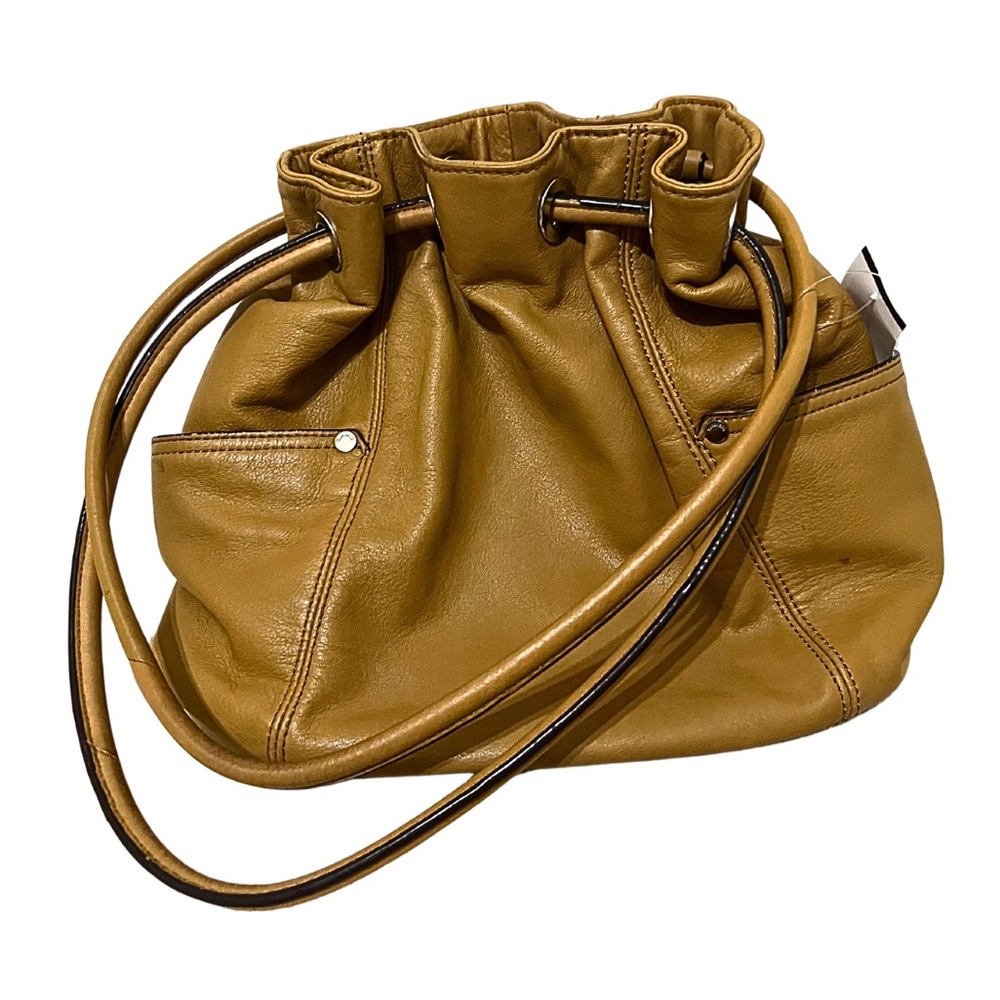 Tignanello Leather Bucket Bag